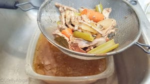 Homemade Slow Cooker Chicken Broth