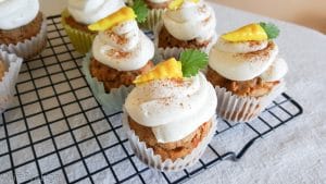 Gluten-Free Carrot Cake Cupcakes