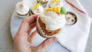 Gluten-Free Carrot Cake Cupcakes